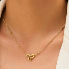 Bow Necklace