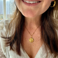 Sunflower Necklace