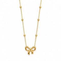 Bow Necklace
