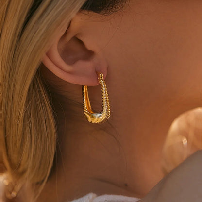 Ribbed Hoops