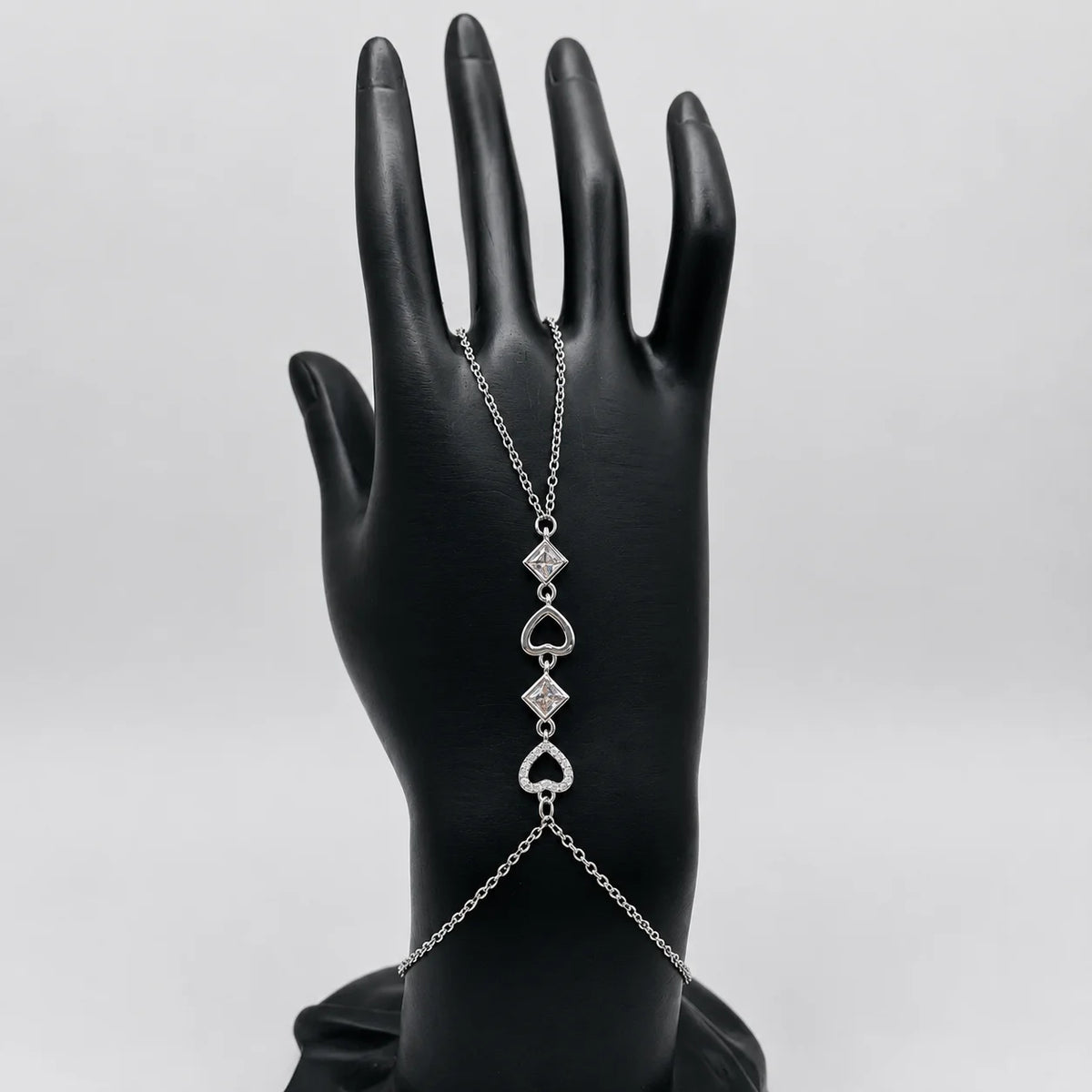 Obsidian Hand Chain