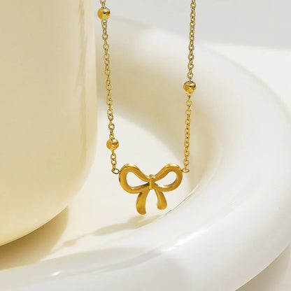 Bow Necklace